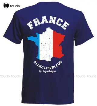 Branded Majica Muška Moda S Okruglog izreza, Je Najprodavaniji Muška Košulja Od prirodnog Pamuka, Muške Košulje Frankreich men ' S Footballer France Xs-5Xl
