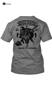 Topla rasprodaja, 100% Pamuk, Vojna t-shirt Black Ops Lone Wolf Snajper Special Ops, obostrani ispis, Ljetna majica u stilu unisex