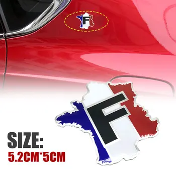 1pc Univerzalni pribor za karoserije automobila, Stil vozila, 3D-Aluminij, zastavu, amblem, simbol, naljepnica za auto, naljepnice za styling automobila Peugeot 307