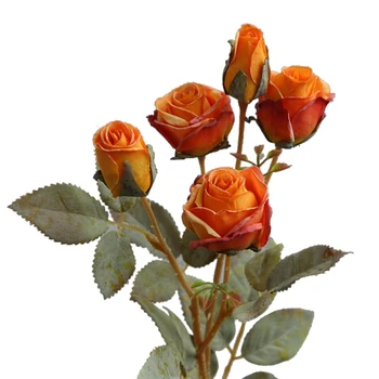 Vintage Mala Ruža, dekoracija od umjetnih boja na jednoj stabljici, Lažni Ruža, dekoracija za zurke, svadbe, Rekvizite za fotografije