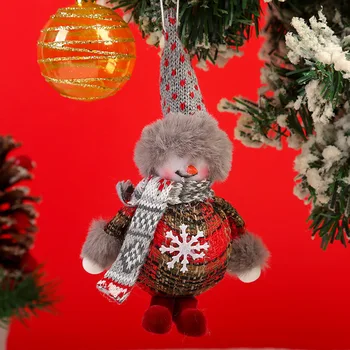 Pliš božićni nakit, Božićno drvce, pliš viseće dekoracije, Djed / Los / Snjegović, ukras za елочных suspenzije, blagdanski ukras za stranke